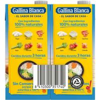 Caldo de pescado GALLINA BLANCA, pack 2x1 litro