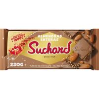 SUCHARD txokolatezko turroia almendrekin, tableta 230 g