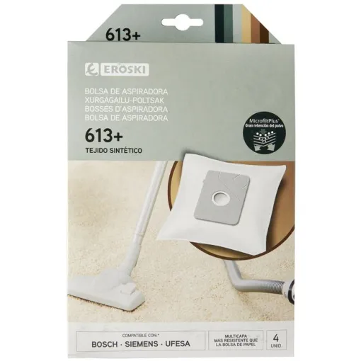 Bolsa de aspirador 613+, contenido de 4 uds
