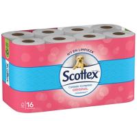 Papel higiénico SCOTTEX, paquete 16 rollos