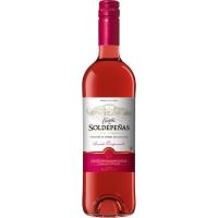 Vino Rosado Valdepeñas CASTILLO DE SOLDEPEÑAS, botella 75 cl