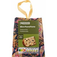 EROSKI mini panettone tradizionala, kutxa 90 g