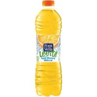 Agua con zumo de naranja FONT VELLA Levité, botella 1,25 litros