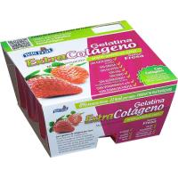 Gelatina de fresa colágeno YELLIFRUT, pack 4x100 g