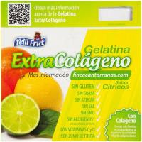 Gelatina de cítricos colágeno YELLIFRUT, pack 4x110 g