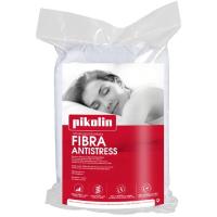 Almohada de fibra Antiestres 105 cm, 100% poliéster, hipoalergénica, confort alto, firmeza media-alta, especial dormir boca arriba o de lado PIKOLIN
