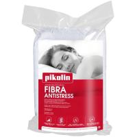 Almohada de fibra Antiestres, 150 cm, 100% poliéster, hipoalergénica, confort alto, firmeza media-alta, especial dormir boca arriba o de lado PIKOLIN