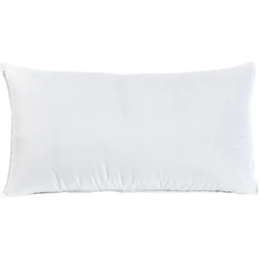 Almohada de Microfibra con funda EROSKI, 75 cm