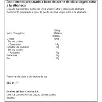 Aceite de oliva virgen extra albahaca LA ESPAÑOLA, botella 25 cl