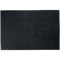 Toalla de baño negra 100% algodón 430gr/m2 EROSKI, 100x150 cm