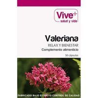 Valeriana VIVE+, caja 50 cápsulas