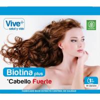 Biotina cabello fuerte VIVE+, caja 30 cápsulas