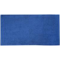 Toalla de lavabo azul oscuro 100% algodón 430gr/m2 EROSKI, 50x100 cm