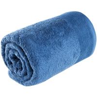Toalla de baño azul oscuro 100% algodón 430gr/m2 EROSKI, 100x150 cm