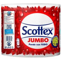 Papel de cocina jumbo SCOTTEX, paquete 1 rollo