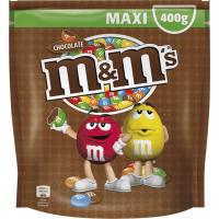 Grageas de chocolate M&M, bolsa 400 g