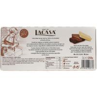 Turrón praliné 3 chocolates LACASA, caja 250 g