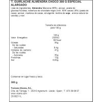 Turrón de guirlache-almendra VICENS, tableta 300 g