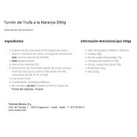 VICENS trufazko turroia laranjarekin, tableta 300 g