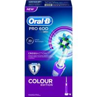 Cepillo dental eléctrico Pro600 Cross Action morado ORAL-B