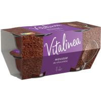 Mousse de chocolate desnatado DANONE Vitalínea, pack 4x60 g