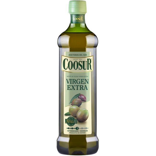 Aceite de oliva virgen extra COOSUR, botella 1 litro en Eroski