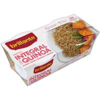 Vasitos de arroz integral con quinoa BRILLANTE, pack 2x125 g