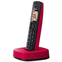 Teléfono inalámbrico rojo, KX-TGC310SPR PANASONIC