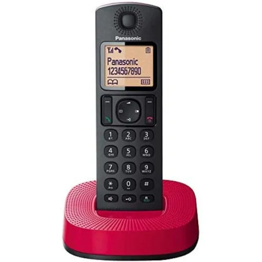 Teléfono inalámbrico rojo, KX-TGC310SPR PANASONIC