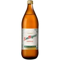Cerveza SAN MIGUEL, botella 1 litro
