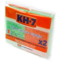 Estropajos con esponja KH-7, pack 2 uds