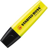 Rotulador fluorescente amarillo STABILO BOSS, Blíster 1 ud