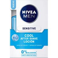 After Shave loción sensitive Cool NIVEA Men, frasco 100 ml