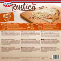 Pizza rústica 4 quesos DR. OETKER, caja 555 g
