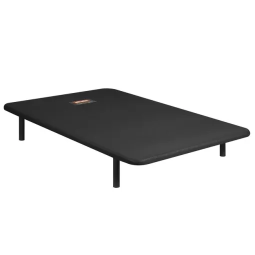 Base tapizada Divanlin 90x190 3D Negra PIKOLIN Producto sin patas, se pueden adquirir en esta web