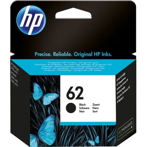 Cartucho de tinta original negro, C2P04AE, 62 HP, 1 ud