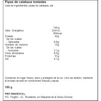 FRIT RAVICH kuia pipita txigortuak, poltsa 170 g