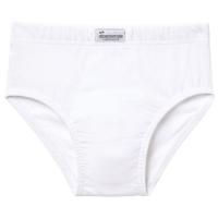 Slip infantil cerrado de algodón, blanco ABANDERADO, talla 8