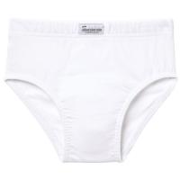 Slip infantil cerrado de algodón, blanco ABANDERADO, talla 12