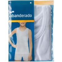 Camiseta interior infantil sin mangas de algodón, blanco ABANDERADO, talla 12