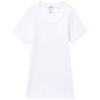 Camiseta interior infantil manga corta de algodón, blanco ABANDERADO, talla 6
