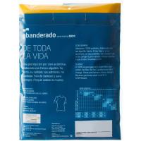 Camiseta interior infantil manga corta de algodón, blanco ABANDERADO, talla 12