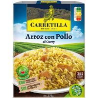 Arroz pollo al curry CARRETILLA, bandeja 300 g