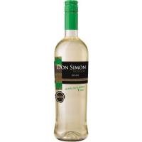 Vino Blanco de mesa DON SIMON, botella 1 litro