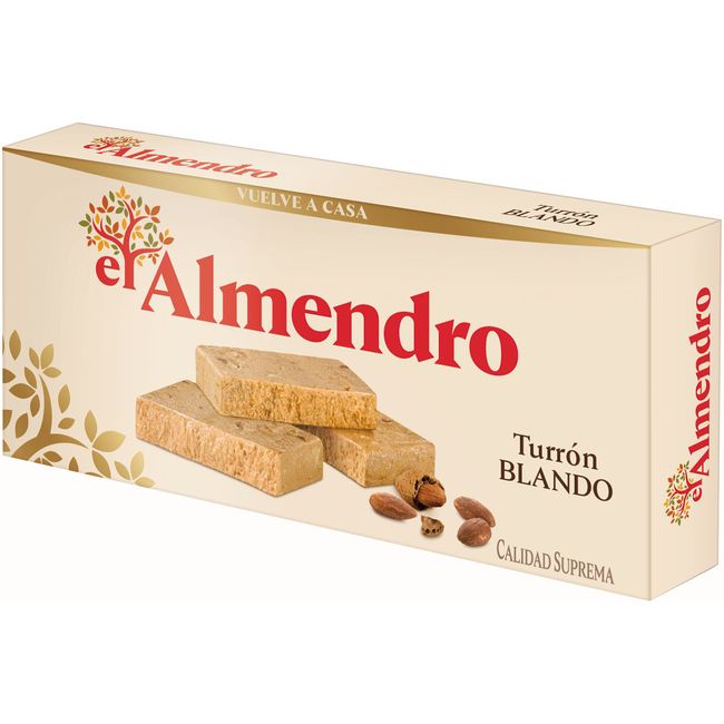 Turrón blando suprema EL ALMENDRO, caja 250 g