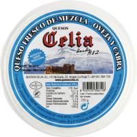 Queso fresco de oveja-cabra CELIA, tarrina 250 g