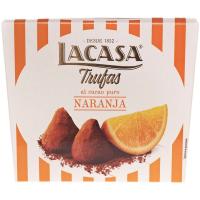 Trufas de naranja LACASA, caja 200 g