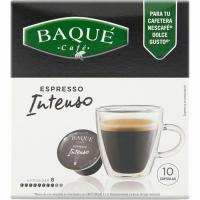 Café sabor intenso compatible Dolce Gusto BAQUÉ, caja 10 uds