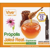 Propolis-jalea real en ampollas VIVE+, caja 12 unid.