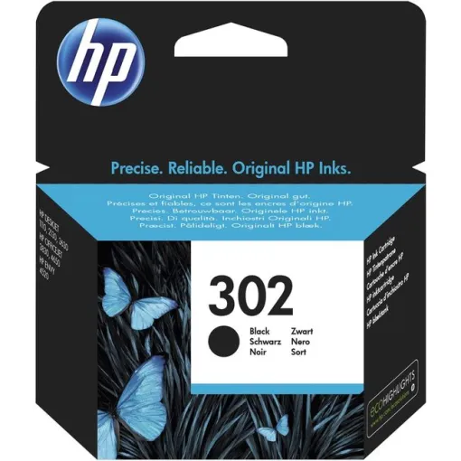 Cartucho de tinta original negro, F6U66AE, 302 HP, 1 ud